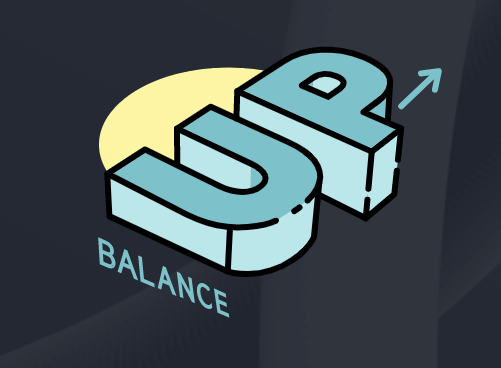 BalanceUp cartoon logo