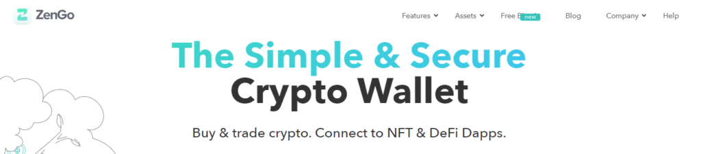 ZenGo logo & crypto wallet banner